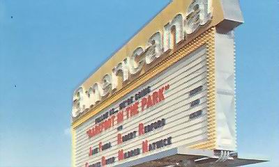 Americana Theatre - Marquee (newer photo)